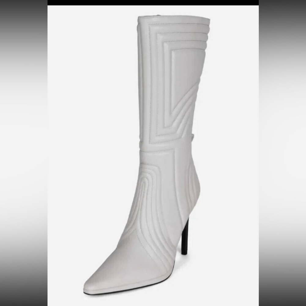 Jeffrey Campbell Selena Quilted Pointed Toe Boot